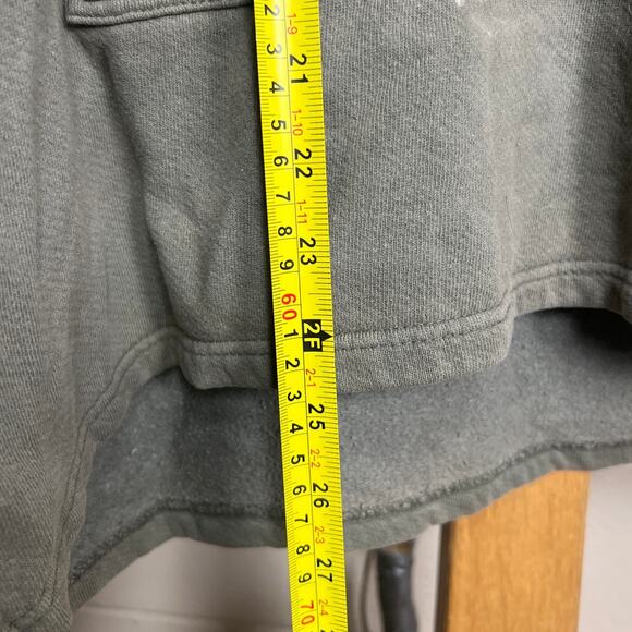 Vintage Guess Jeans USA Green 100% Cotton Size Large By Georges Marciano Hoodie - Picture 5 of 10